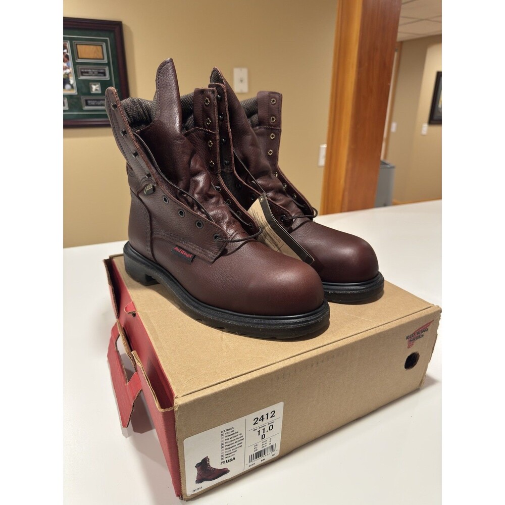 Red Wing 2412 SuperSole 2.0 8 inch-Insulated Waterproof CSA Safety Boot Size 11